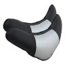Allextreme PU Leather Car Neck Rest Pillows Headrest Cushions Set for all Cars Travel Seat (2 PCS)