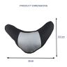 Allextreme PU Leather Car Neck Rest Pillows Headrest Cushions Set for all Cars Travel Seat (2 PCS)