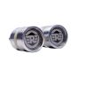 Allextreme Stylist Handlebar End LED Turn Signal Indicator Light compatible for Bullet 350cc & 500cc (Amber Light, 2 PCS)