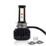 Allextreme Driving Headlamp Conversion Kit with H4 LED Chips with High/Low Beam for SUVs, Trucks, Sedans, Motorcycle (40W 3000LM, White, Blue, Red)