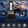 Allextreme Driving Headlamp Conversion Kit with H4 LED Chips with High/Low Beam for SUVs, Trucks, Sedans, Motorcycle (40W 3000LM, White, Blue, Red)
