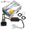 Allextreme Driving Headlamp Conversion Kit with H4 LED Chips with High/Low Beam for SUVs, Trucks, Sedans, Motorcycle (40W 3000LM, White, Blue, Red)