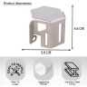 AllExtreme EXSTD03 Disk Brake Cover Bike Front Disc Fluid Oil Reservoir Stainless Steel Handle Tank Cap Custom Fit For Motorcycle Portable Sturdy Design (Silver)