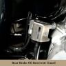 AllExtreme EXSTD02 Disk Brake Cover Bike Front Disc Fluid Oil Reservoir Stainless Steel Handle Tank Cap Custom Fit For Motorcycle Portable Sturdy Design (Silver)