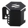 AllExtreme EXSTD04 Disk Brake Cover Bike Front Disc Fluid Oil Reservoir Stainless Steel Handle Tank Cap Custom Fit For Motorcycle Portable Sturdy Design (Black)