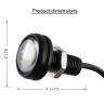 Allextreme EXLPL02 9W License Number Plate LED Light Low Power Consumption Universal Fit Energy Efficient & Bright for Car & Bikes (Amber & White, 2 Pcs)