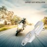 AllExtreme EXSTD09 Rear Brake Master Cylinder Protective Guard Aluminium Material Stylish & Classic Heel Plate Durable Seamless & Custom Fit For Motorcycle (Silver)