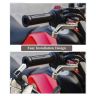 Allextreme EXUL2BK 7/8" Universal CNC Handlebar Brake Protector Metal Alloy Clutch Lever Protection Guard Extra Durable, Adjustable Angle & Length for Motorcycle (Black)