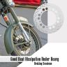 AllExtreme EXDPR01 Front Disc Plate Motorcycle Brake Rotor Plates Hub-Less Design Stainless Steel Compatible With Royal Enfield Bike (Silver)