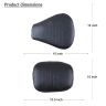 Allextreme PU Leather Seat Cover Cushion Durable, Reinforced Stitching, Comfortable, Classic Design, Dustproof & Waterproof for Motorcycle (Model-2)