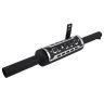AllExtreme EXHKKI1 Exhaust Silencer Modern Style Metal Iron Material with Durable & Sturdiness Compatible with BS3 & BS4 Model Royal Enfield Bullet 350cc & 500cc (Black)