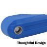 AllExtreme EXTP41B 7/8" 22mm Bike Hand Guard with LED Light Turn Signal Indicator Universal Handle Protector Shield Handlebar Protection Gear Extra Durable (Blue)