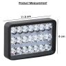 Allextreme 63W 21 LED Fog Light With Mounting Brackets Powerful Lighting Waterproof Bright Bulb Universal Fit For Car & Motorcycle (White, Pack of 1)