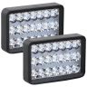 Allextreme 63W 21 LED Fog Light With Mounting Brackets Powerful Lighting Waterproof Bright Bulb Universal Fit For Car & Motorcycle (White, Pack of 2)