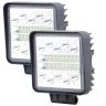 Allextreme 78W 34 LED Fog Light With Mounting Brackets Powerful Lighting Range Waterproof Ultra Bright Bulb For Car & Motorcycle (White, Pack of 2)