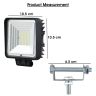 Allextreme 112W 56 LED Fog Light Super Bright With Mounting Brackets Powerful Lighting Range Universal Fit For Car & Motorcycle (White, Pack of 1)