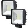 Allextreme 112W 56 LED Fog Light Super Bright With Mounting Brackets Powerful Lighting Range Universal Fit For Car & Motorcycle (White, Pack of 2)
