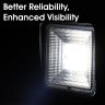 Allextreme 112W 56 LED Fog Light Super Bright With Mounting Brackets Powerful Lighting Range Universal Fit For Car & Motorcycle (White, Pack of 2)
