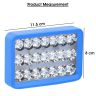 Allextreme 63W 21 LED 4 in 1 Fog Light With Mounting Brackets Powerful Lighting Range Waterproof Ultra Bright Bulb For Car & Motorcycle (Yellow, Pack of 2)