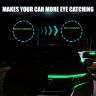 AllExtreme EXCLDH2 Strip LED Light DRL Front Daytime Running Hood Lamp Interior Car Door Turn Signal & Decorative Silicone Flexible & Bright for 4 Wheeler (RGB Color, 1 Pc)