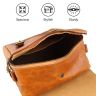 Allextreme EXSTR02 Magnetic Bike Fuel Tank Bag Portable with Sturdy Lock Design & Rain Cover Universal Fit Leather Sling Storage for All Motorcycles (Tan, 1 Pc)