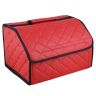Allextreme EXTOMRD1 Trunk Organizer Backseat Large AntiSlip Storage Hanging Utility Tool Seat Back Strong, Sturdy & Foldable Space Saver Bag for Cars, SUVs & Trucks (Medium, Red)