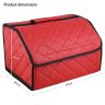 Allextreme EXTOMRD1 Trunk Organizer Backseat Large AntiSlip Storage Hanging Utility Tool Seat Back Strong, Sturdy & Foldable Space Saver Bag for Cars, SUVs & Trucks (Medium, Red)