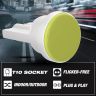Allextreme Universal T10 LED Parking Light Super Bright Interior Pilot License Plate Dome Indicator Lamp Bulb for Car Bike and Motorcycle (1W, White, 2 PCS)