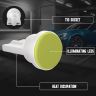 Allextreme Universal T10 LED Parking Light Super Bright Interior Pilot License Plate Dome Indicator Lamp Bulb for Car Bike and Motorcycle (1W, White, 2 PCS)