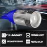 Allextreme Universal T10 LED Parking Light 8 SMD Super Bright Interior Pilot License Plate Dome Indicator Lamp Bulb for Car Bike and Motorcycle (4W, Blue, 2 PCS)
