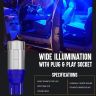 Allextreme Universal T10 LED Parking Light 8 SMD Super Bright Interior Pilot License Plate Dome Indicator Lamp Bulb for Car Bike and Motorcycle (4W, Blue, 2 PCS)