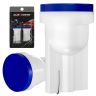 Allextreme Universal T10 LED Parking Light Super Bright Interior Pilot License Plate Dome Indicator Lamp Bulb for Car Bike and Motorcycle (1W, Blue, 2 PCS)