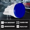 Allextreme Universal T10 LED Parking Light Super Bright Interior Pilot License Plate Dome Indicator Lamp Bulb for Car Bike and Motorcycle (1W, Blue, 2 PCS)