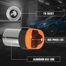 Allextreme 3W Silica Gel LED Bulb 8000K Parking Light Super Bright Lamp T10 Wedge Chipset Silicone Dome Map Door Courtesy License Plate Lights for Car Bike and Motorcycle (Red, 2 PCS)