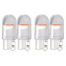 Allextreme Universal T10 LED Parking Light 6000K 168 2825 W1W Interior Pilot License Plate Dome Map Dashboard Indicator Lamp Bulb for Car Bike and Motorcycle (1W, Red, 4 Pcs)