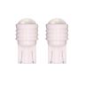 Allextreme Universal 1W T10 LED Parking Light 6000K Super Bright Wedge Interior Pilot Dome Map Door Courtesy License Plate Lights Lamp Bulb for Car Bike (White, 2 PCS)