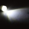 Allextreme Universal 1W T10 LED Parking Light 6000K Super Bright Wedge Interior Pilot Dome Map Door Courtesy License Plate Lights Lamp Bulb for Car Bike (White, 2 PCS)