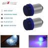 Allextreme BA9S LED Parking Light SMD Interior Pilot License Plate Dome Indicator Lamp Bulb for Car Bike and Motorcycle (2W, Blue, 2 PCS)