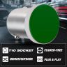 Allextreme BA9S LED Parking Light Super Bright 5 SMD Car Interior License Plate Wedge Dome Trunk Dashboard bulb for Car Bike and Motorcycle (5W, Green, 2 PCS)