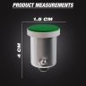 Allextreme BA9S LED Parking Light Super Bright 5 SMD Car Interior License Plate Wedge Dome Trunk Dashboard bulb for Car Bike and Motorcycle (5W, Green, 2 PCS)