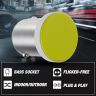 Allextreme BA9S LED Parking Light T10 Wedge 6500K 168 2825 W5W Interior License Plate Dome Map Dashboard Bulb for Car Bike and Motorcycle (5W, White, 2 PCS)