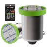 Allextreme BA9S LED Parking Light 6500K Super Bright 8 SMD Interior License Plate Wedge Dome Trunk Dashboard Bulb for Car Bike and Motorcycle (3W, Green, 2 PCS)