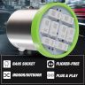 Allextreme BA9S LED Parking Light 6500K Super Bright 8 SMD Interior License Plate Wedge Dome Trunk Dashboard Bulb for Car Bike and Motorcycle (3W, Green, 2 PCS)