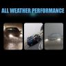 AllExtreme EXRBDH1 Interior Car LED Strip Light DRL Flexible Universal Door Turn Signal Decorative Lamp for Automobiles Interior Decorations (Red & Blue, 1 Pc)