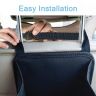 Allextreme EXTCOT1 Backseat Trunk Organizer Anti-slip Storage Hanging Utility Tool Foldable Space Saver Bag with Large Capacity for Cars, SUVs & Trucks (Black)
