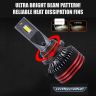 AllExtreme EXH9005 HYPERDRIVE 9005/9006 150W LED Headlight Conversion Kit Headlamp Bulbs 6000K IP65 Water Resistant for Car (1 Year Warranty,18000LM, Set of 2)