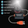AllExtreme EXHBH07 HYPERDRIVE H7 Headlight Conversion Kit 150W LED CSP Chips 18000LM Headlamp Bulbs 6000K Bright Light IP65 Water Resistant for Car (Set of 2)