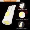 Allextreme Universal T10 LED Parking Light Super Bright Interior Pilot License Plate Dome Indicator Lamp Bulb for Car & Motorcycle (1W, White, 2 PCS)