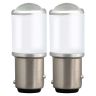 Allextreme BAY15D 1157 LED Parking Bulb 5W Universal Ultra-Bright Brake Tail Light for Car (White, 2 Pcs)