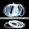 AllExtreme EXCL5MW 12 V LED Cold Light Line Flexible Neon Wire 5 Mtr Daytime Running Light Water Resistant Auto Lamps Strips Decorative & Ultra Bright for Car (White, 1 Pc)